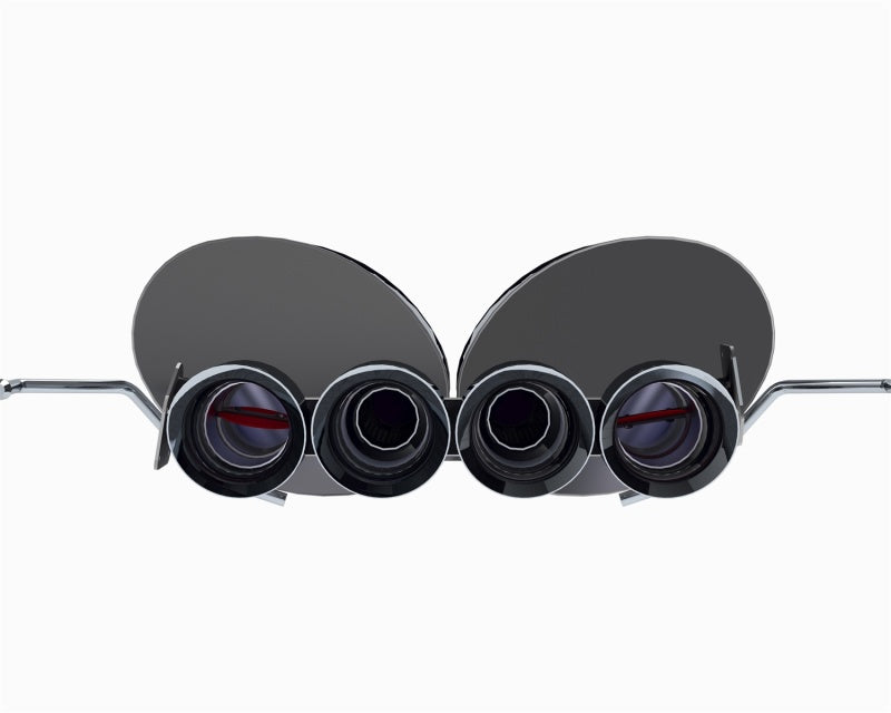 Corsa valved mufflers showing the valve that works with factory NPP