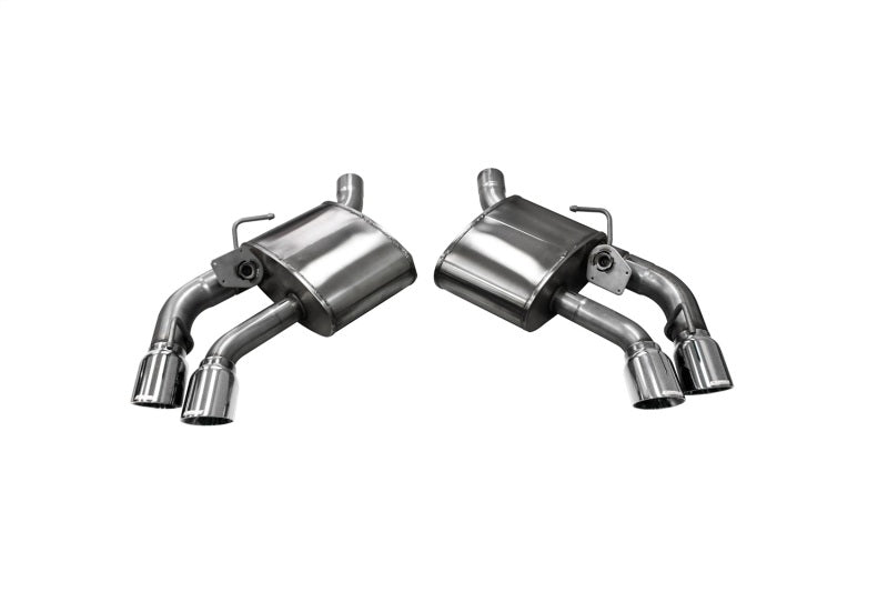 Corsa Valved Axle-Back Pro-Series Quad 4.0" Tips, 6th Gen Camaro SS/ZL1 W/NPP Valves