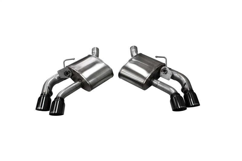 Corsa Valved Axle-Back Pro-Series Quad 4.0" Tips in black, 6th Gen Camaro SS/ZL1 W/NPP Valves