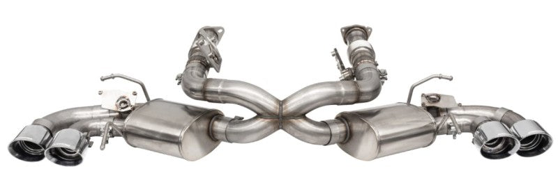 Corsa valved exhaust for C8 corvette
